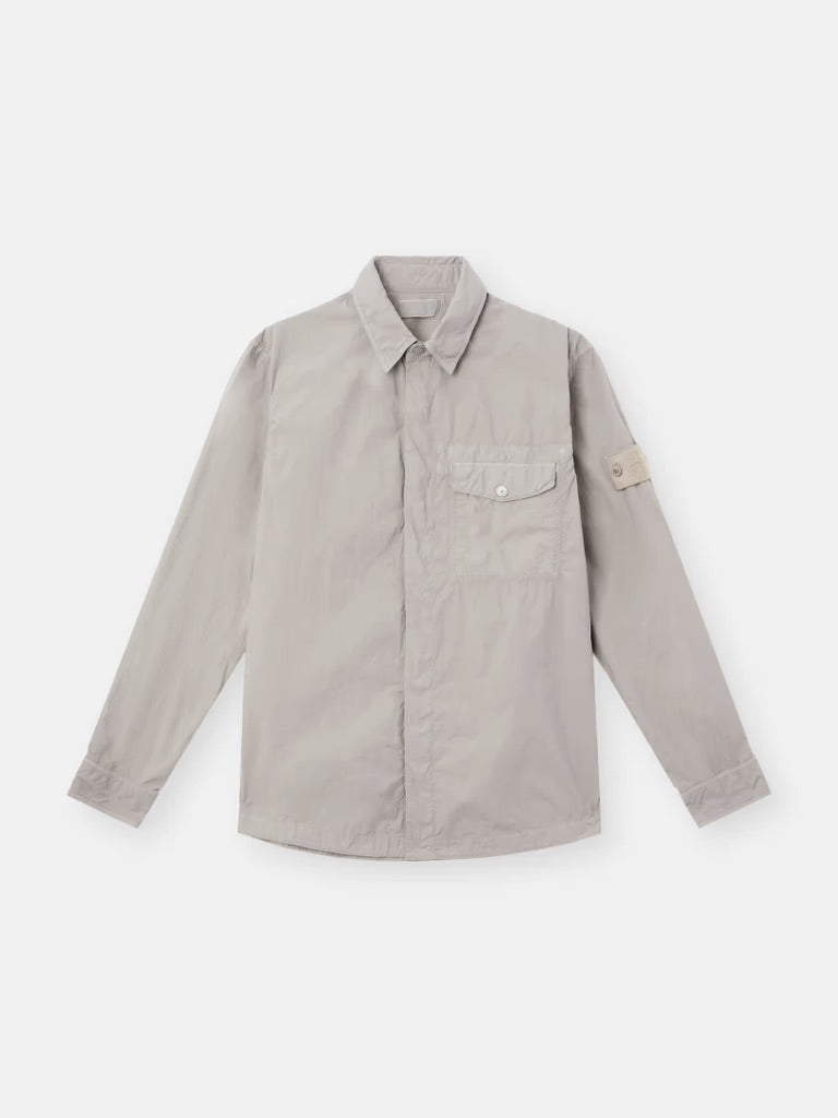 Stone Island Ghost 1100003 Nylon Smerigliato Overshirt - Dust Grey 