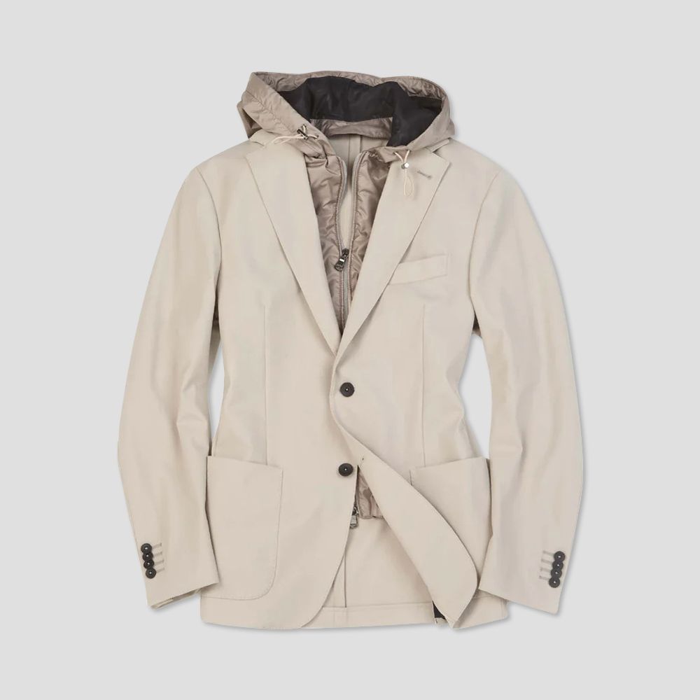 Technical Fabric Jacket - Mud
