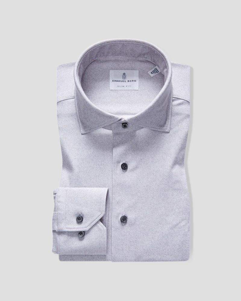 4FLEX STRETCH KNIT SHIRT - LIGHT GREY