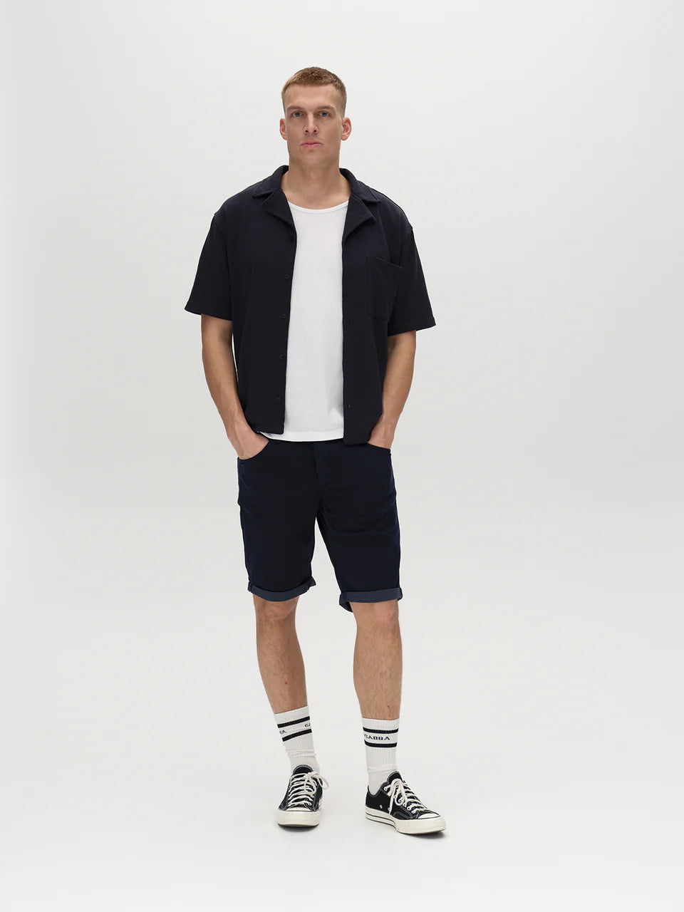 Jason K3995 SANZA Shorts - Navy