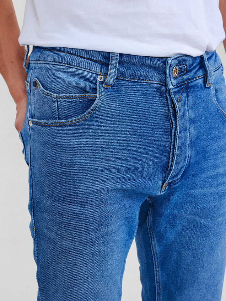 Rey tapered slim jeans - Denim wash