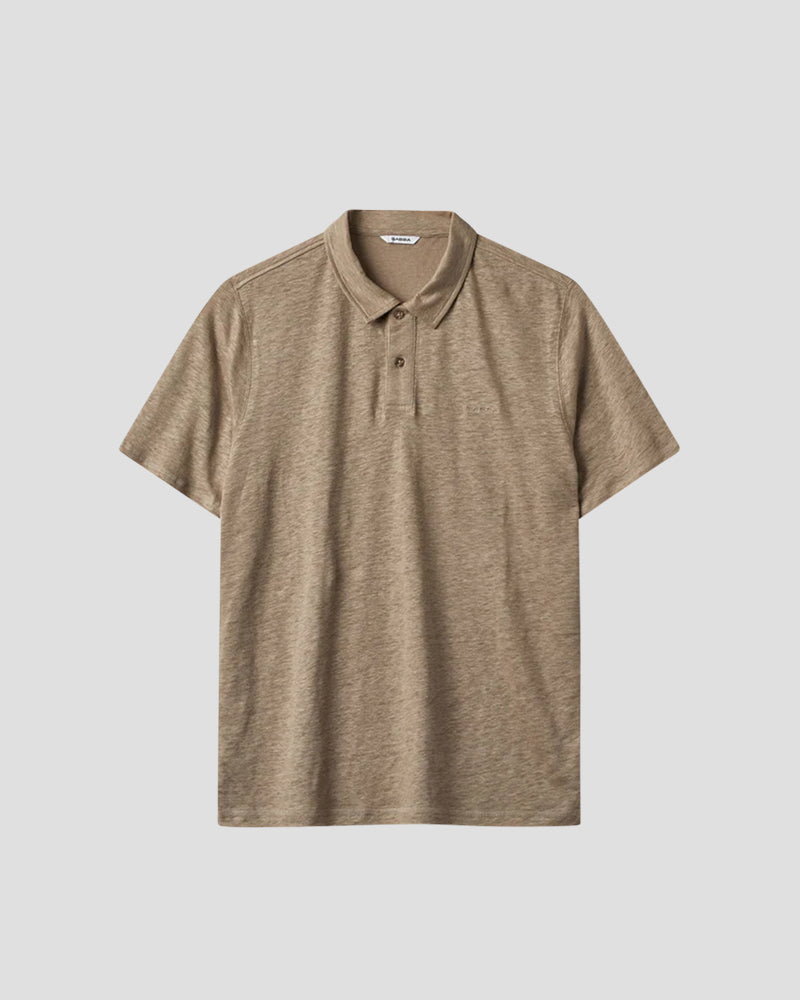 Duke Linen Polo SS - Coriander