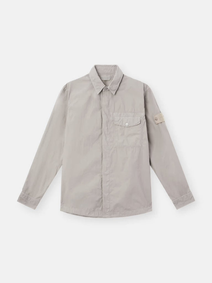 Stone Island Ghost  1100003 Nylon Smerigliato Overshirt - Dust Grey