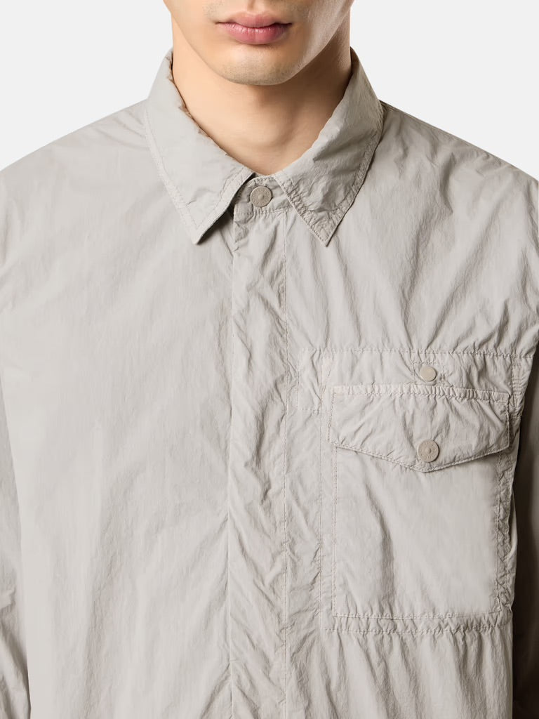 Stone Island Ghost  1100003 Nylon Smerigliato Overshirt - Dust Grey