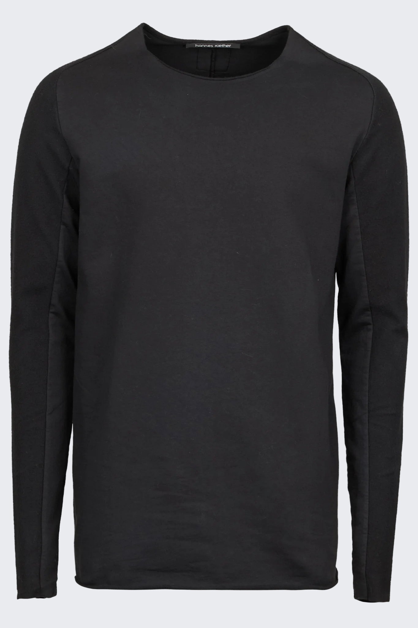 HANNES ROETHER  SWEATSHIRT - BLACK