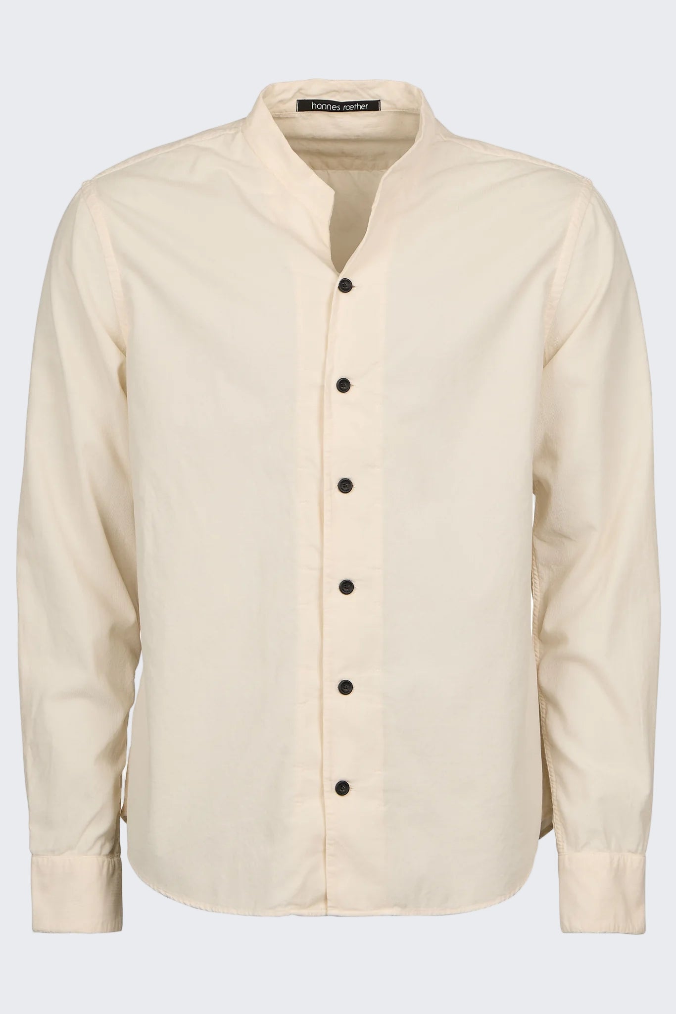 CHEMISE À COL ÉTROIT HANNES ROETHER - LAIT