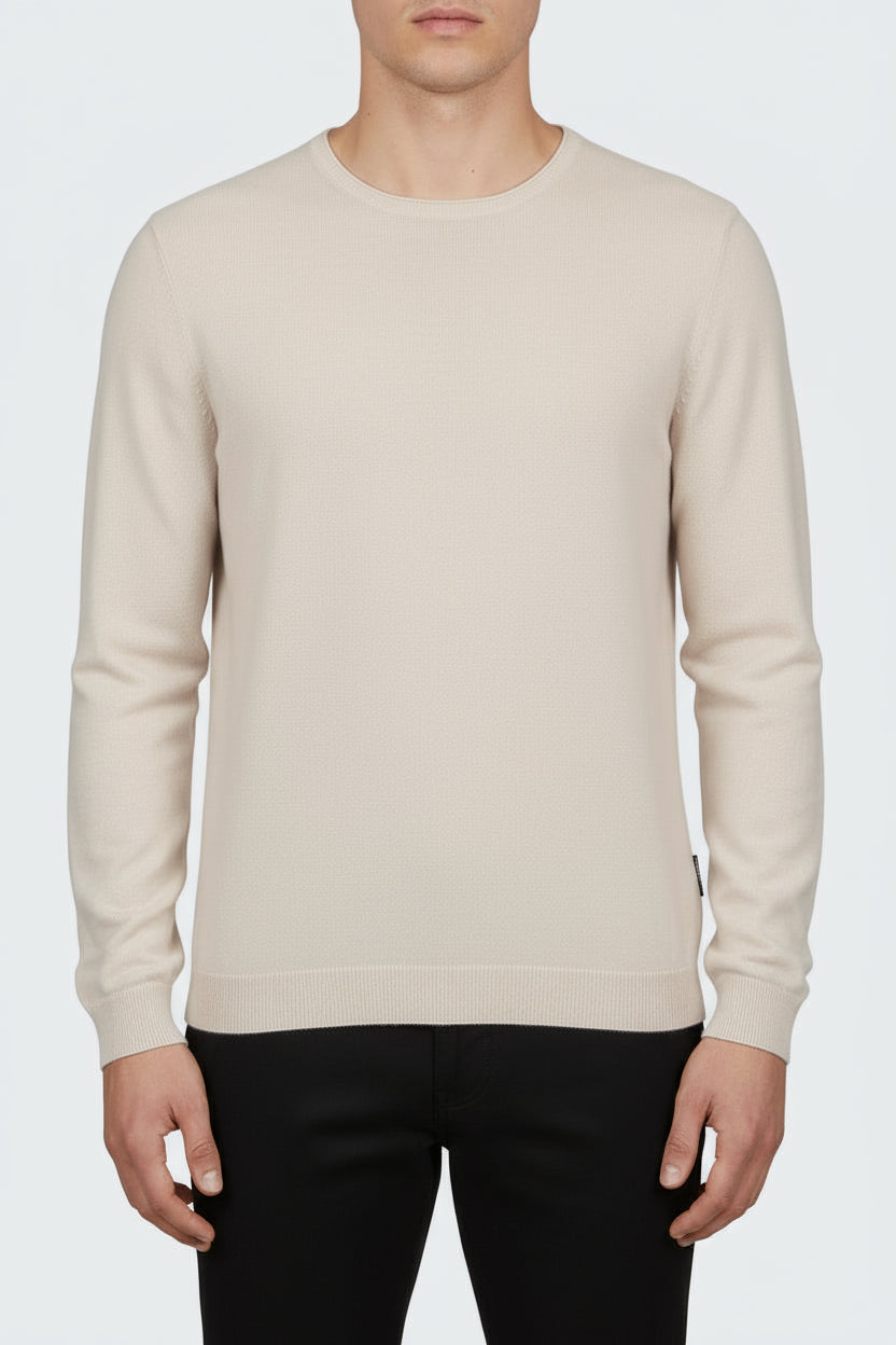 HANNES ROETHER MERINO CASHMERE PULLOVER - BLITZ