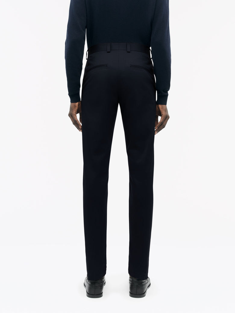 Tenuta C Cotton Chinos - Light ink