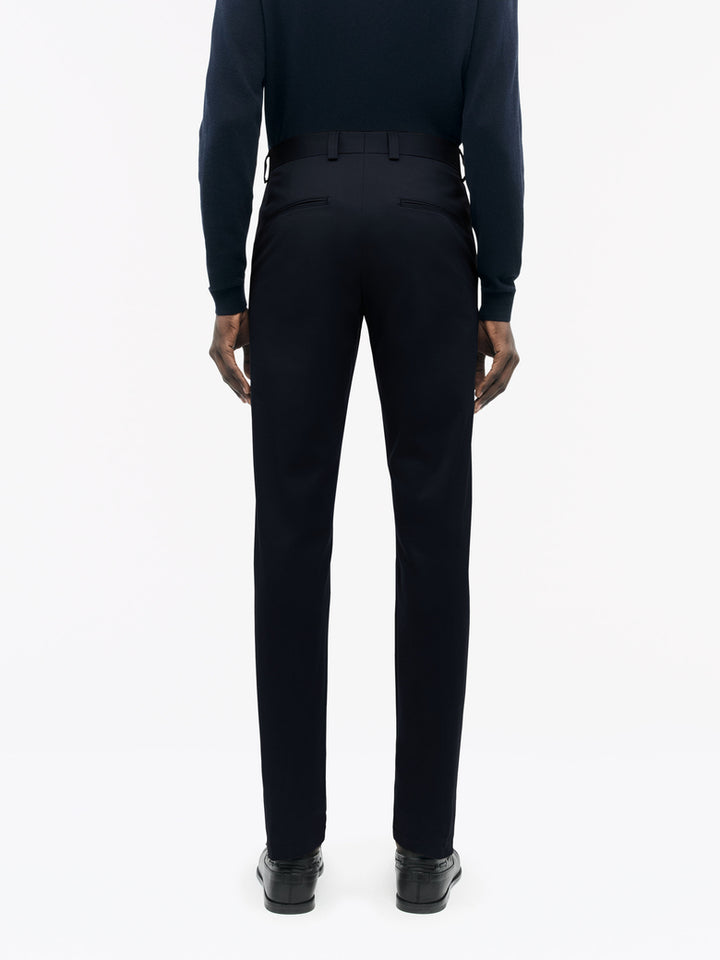 Tenuta C Cotton Chinos - Light ink