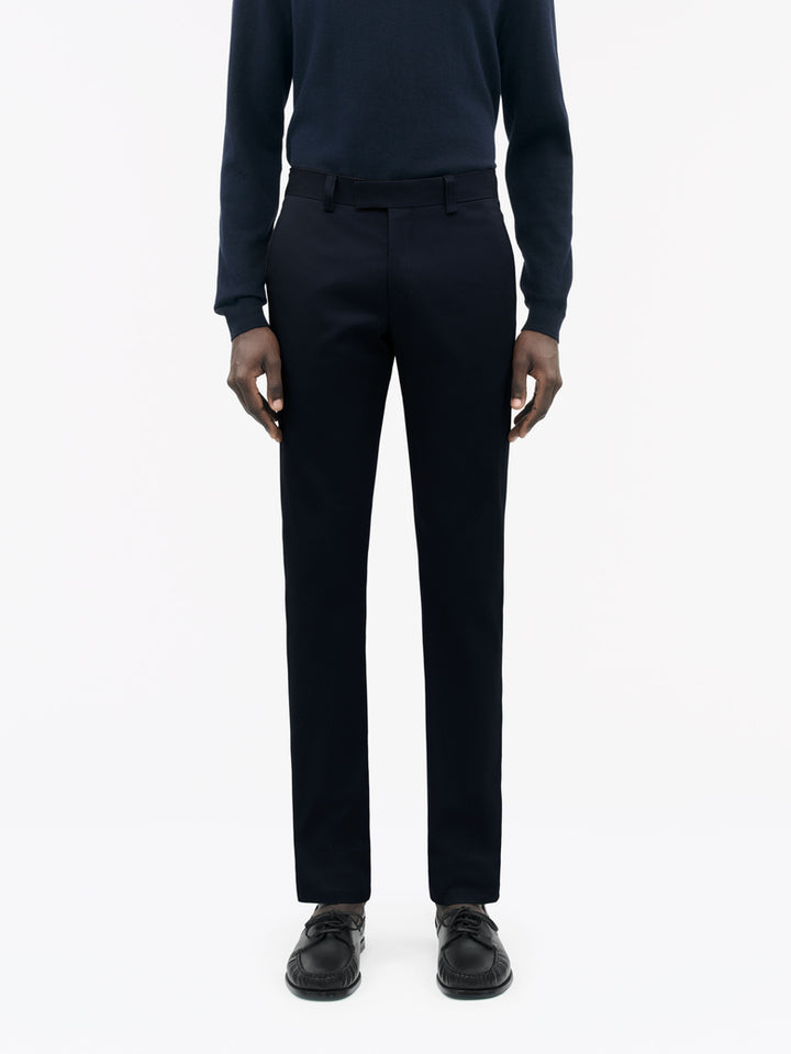 Tenuta C Cotton Chinos - Light ink