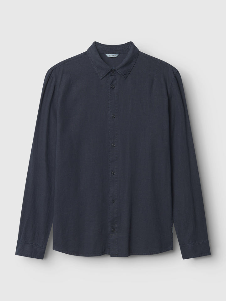 Sven Reg Lino long sleeves - Night Sky