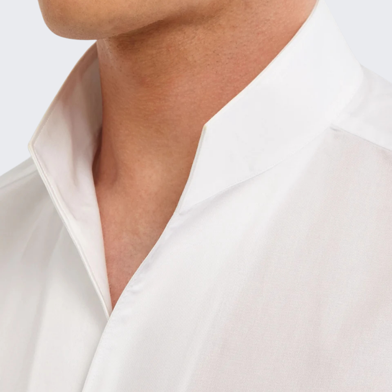SHIRT COLLAR MANDARIN - WHITE