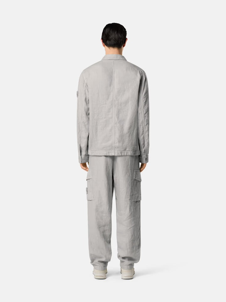Stone Island Ghost Linen Overshirt - Dust