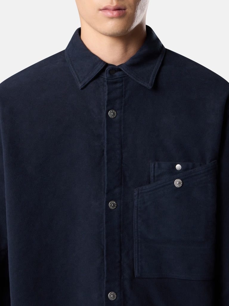 COMFORT OVERSHIRT - NAVY BLUE
