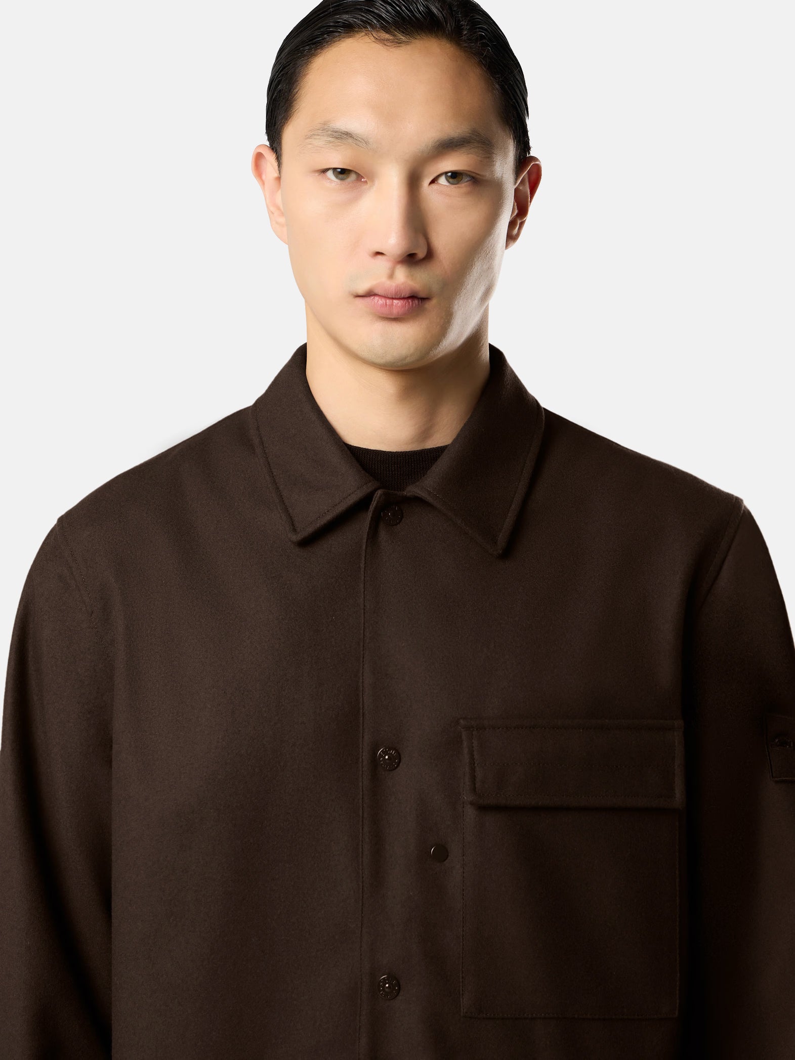 COMFORT FIT WOOL NYLON FLANNEL OVERSHIRT