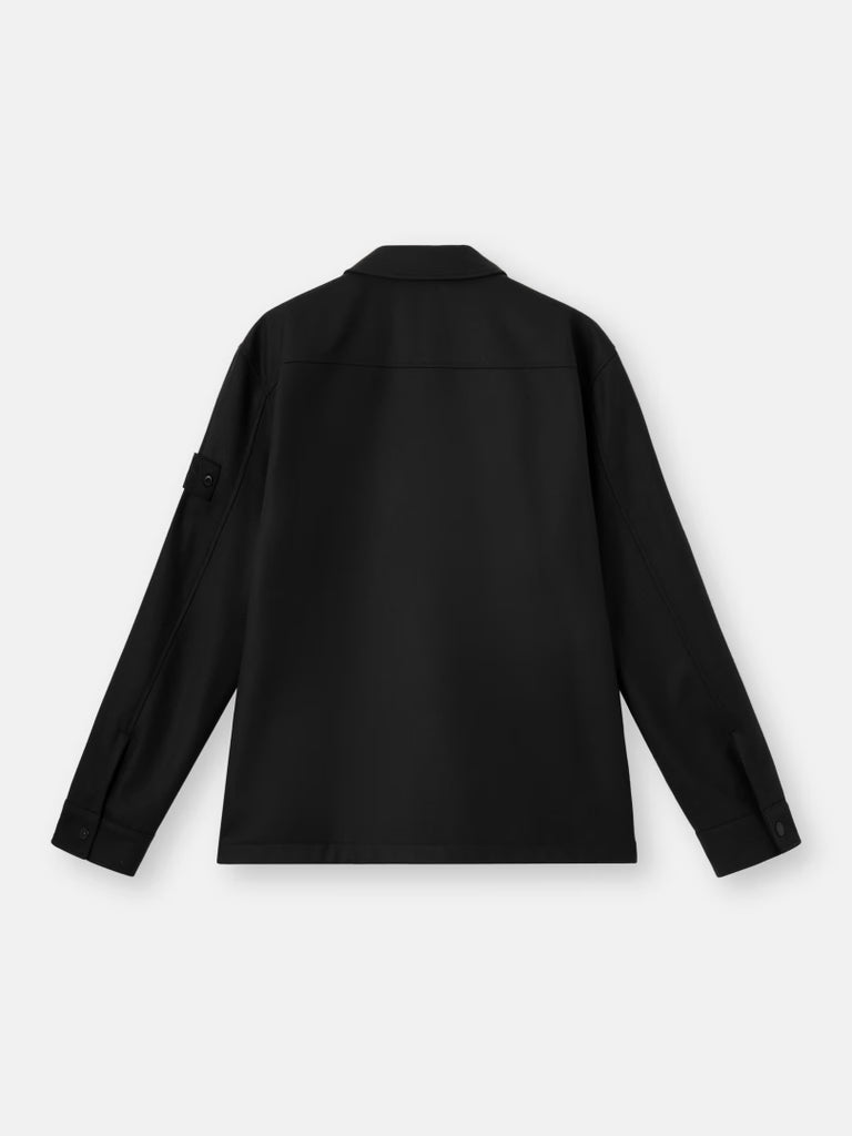 COMFORT-FIT WOOL NYLON FLANNEL OVERSHIRT