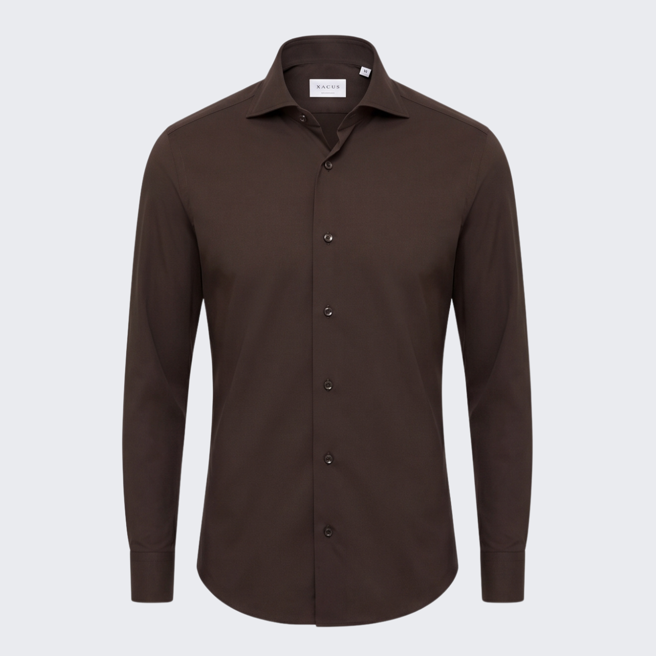 TAILORED ACTIVE SHIRT - BROWN