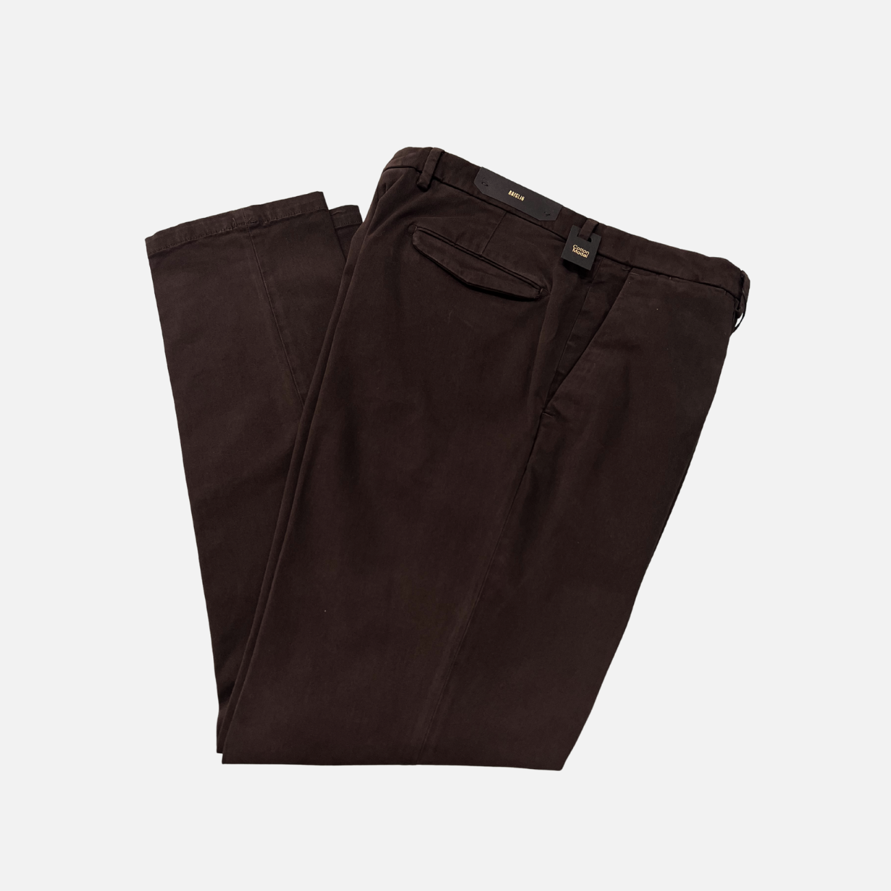 MODAL CHINO PANTS - BROWN