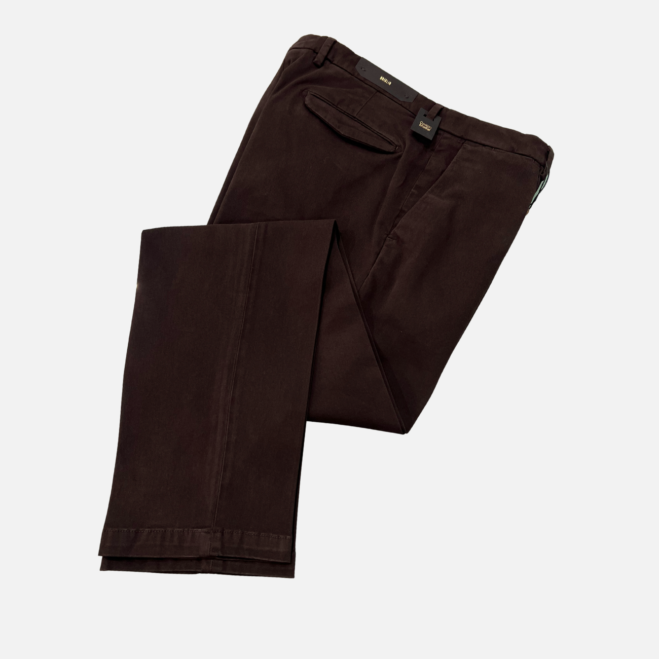 MODAL CHINO PANTS - BROWN