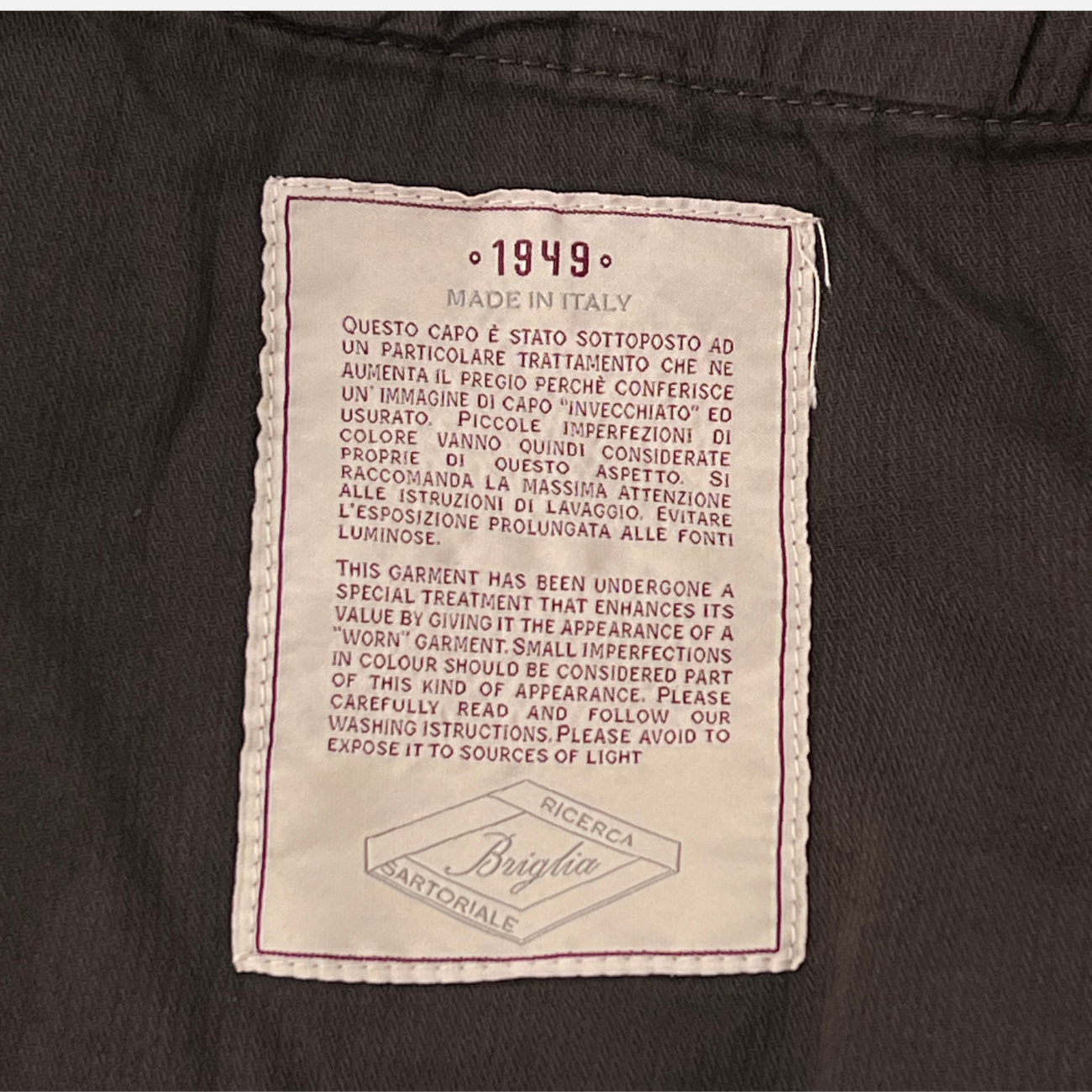MODAL CHINO PANTS - BROWN