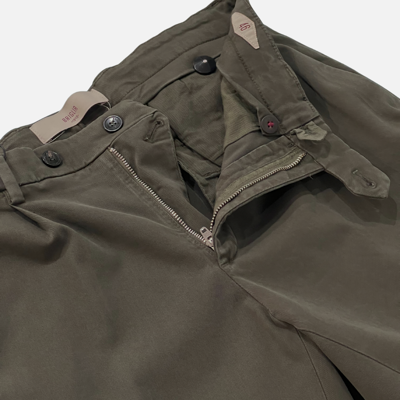MODAL CHINO PANTS - GREEN