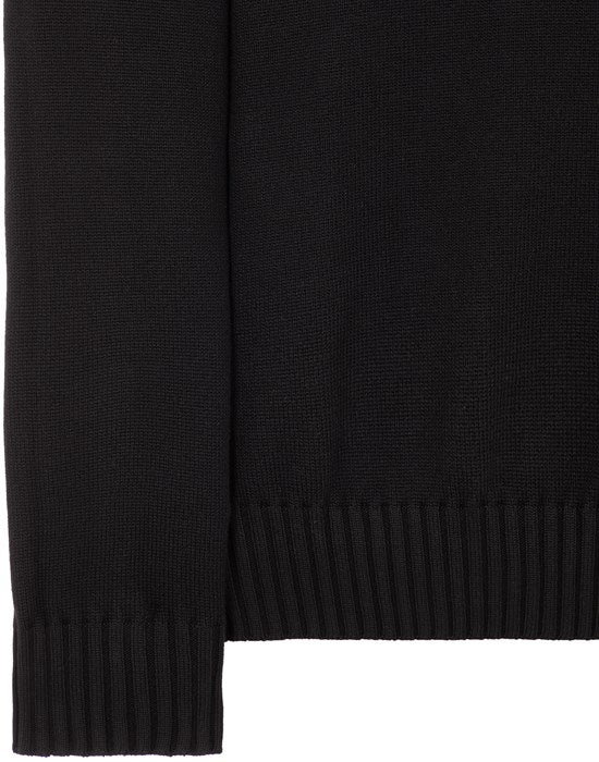 Polo neck knit - Black