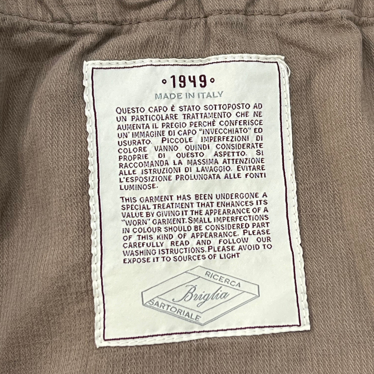 MODAL CHINO PANTS - BEIGE