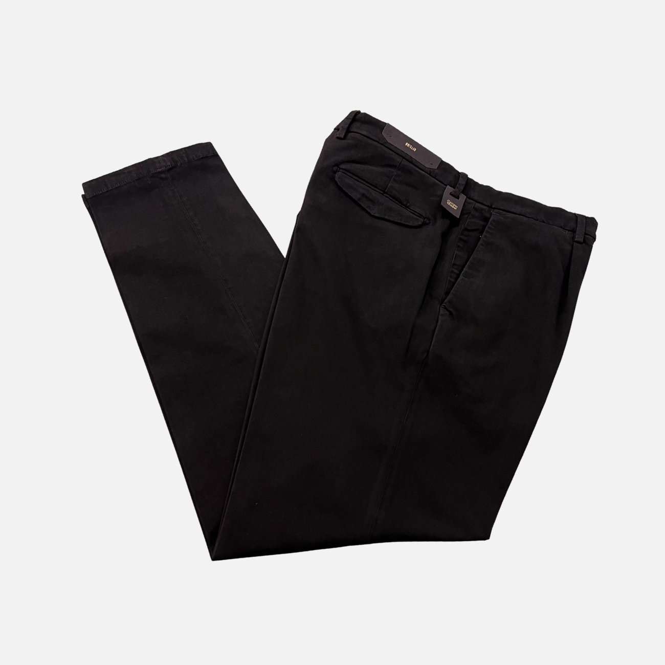MODAL CHINO PANTS - BLACK