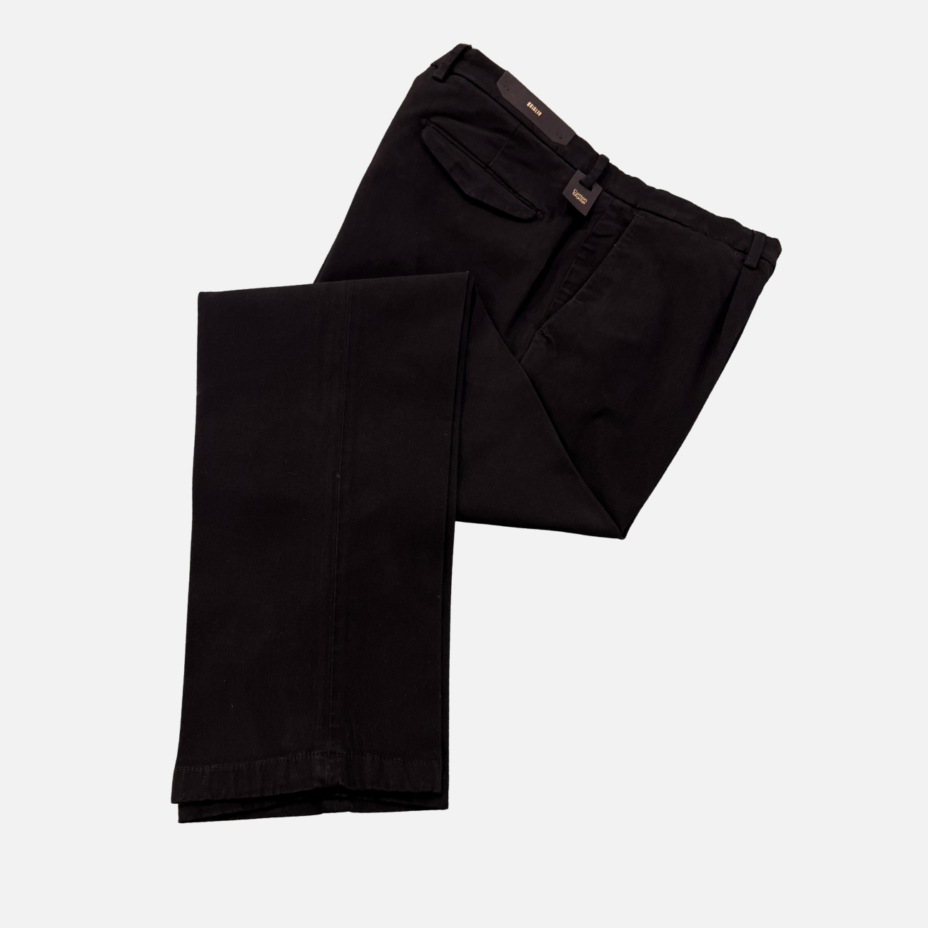 MODAL CHINO PANTS - BLACK
