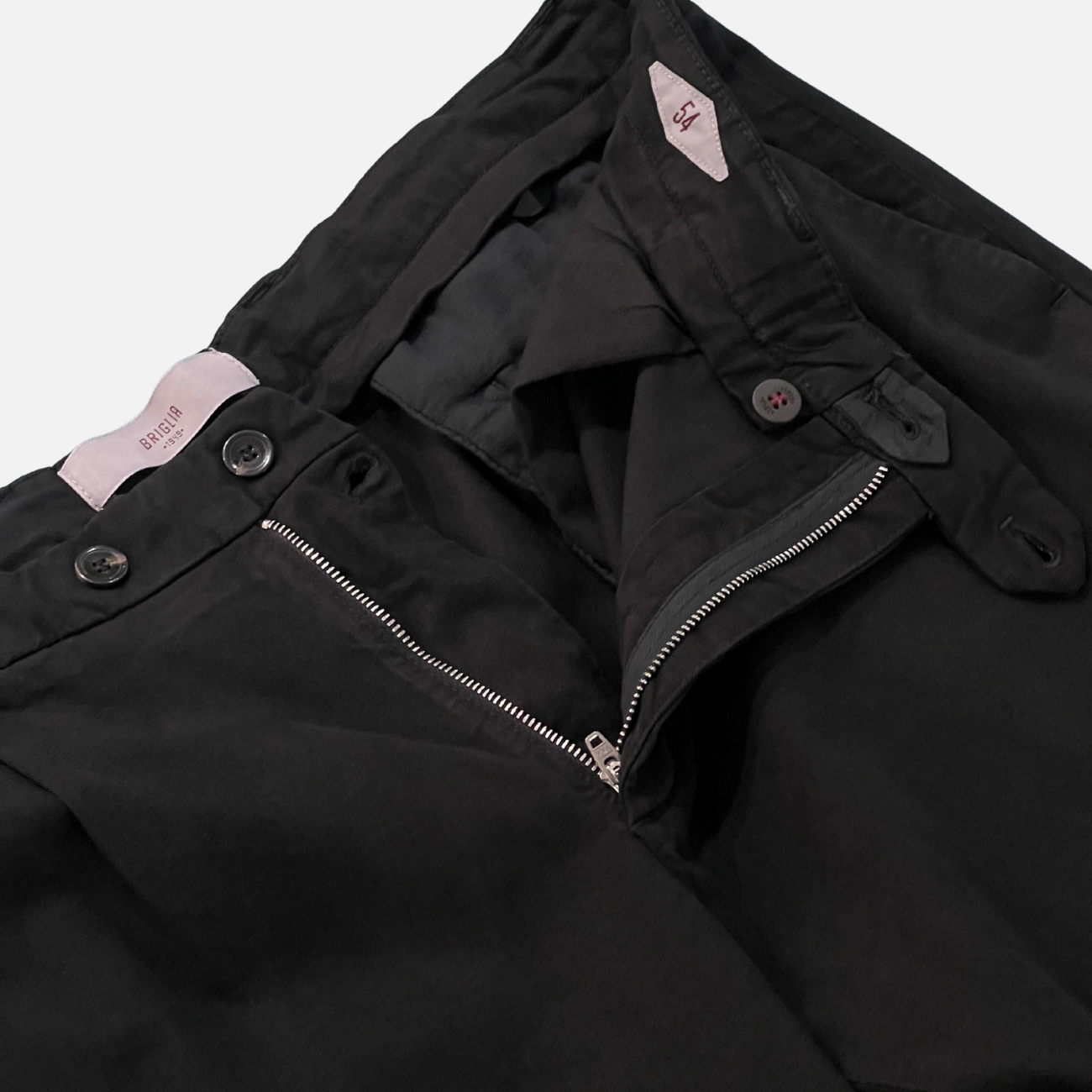 MODAL CHINO PANTS - BLACK
