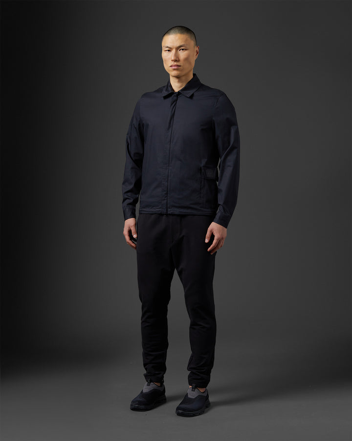 Gabardine Shirt - BLACK