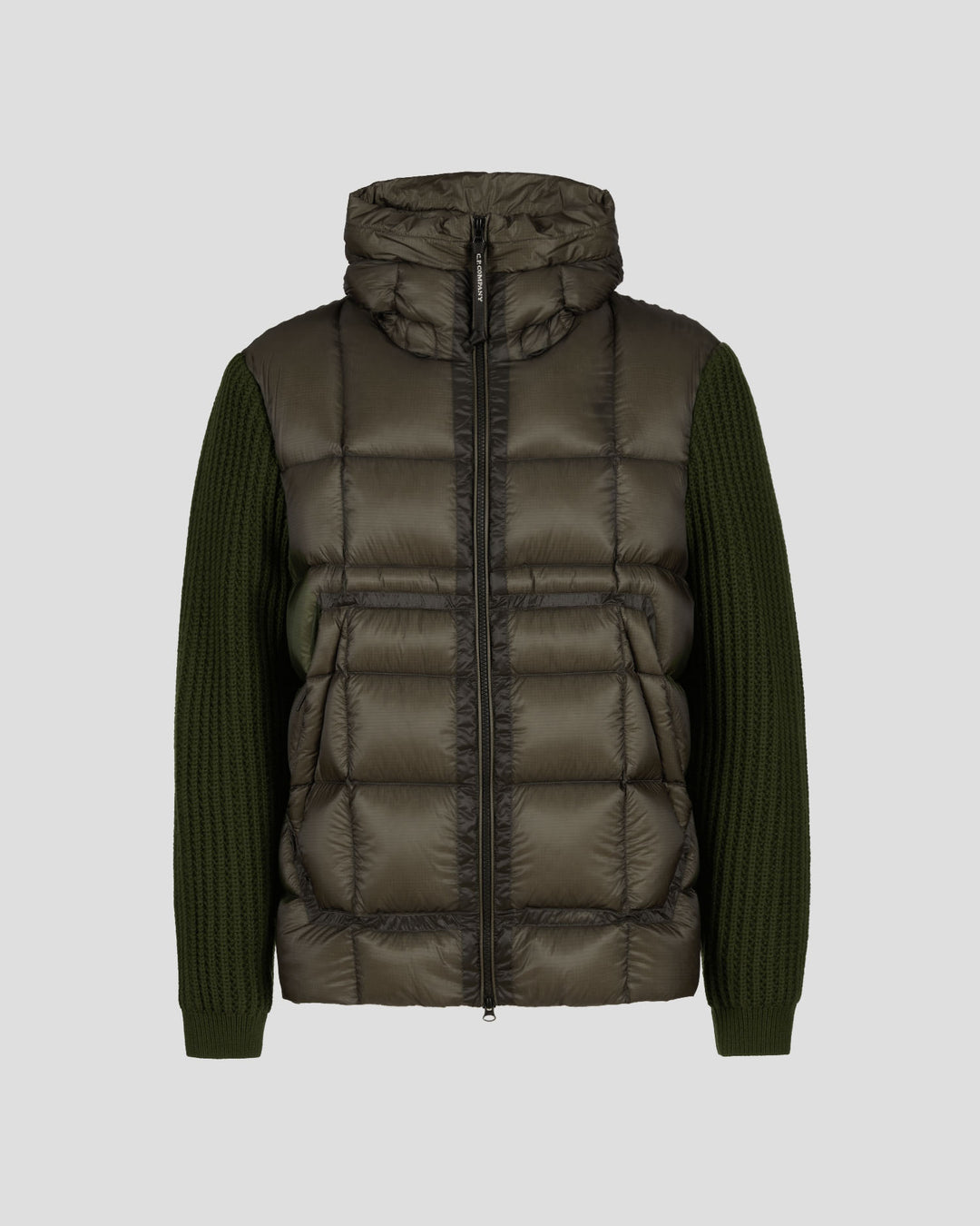 Merino/Nylon Mixed Goggle Knit - OLIVE NIGHT