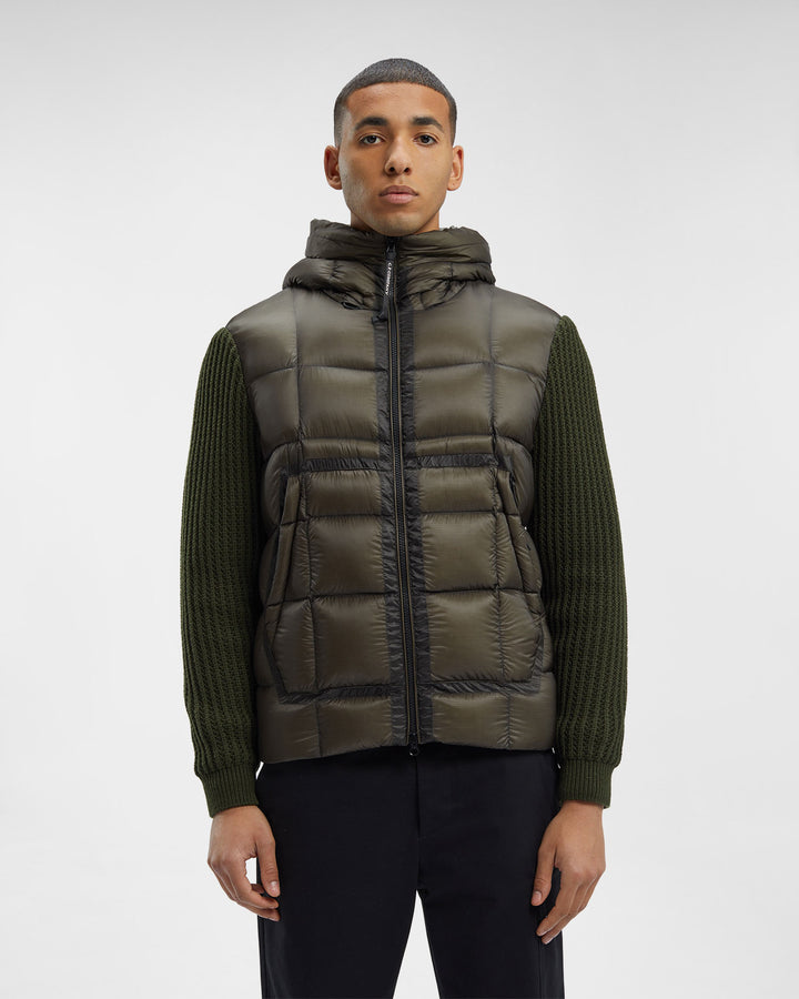 Merino/Nylon Mixed Goggle Knit - OLIVE NIGHT