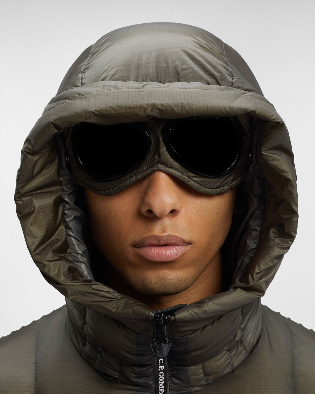 Merino/Nylon Mixed Goggle Knit - OLIVE NIGHT