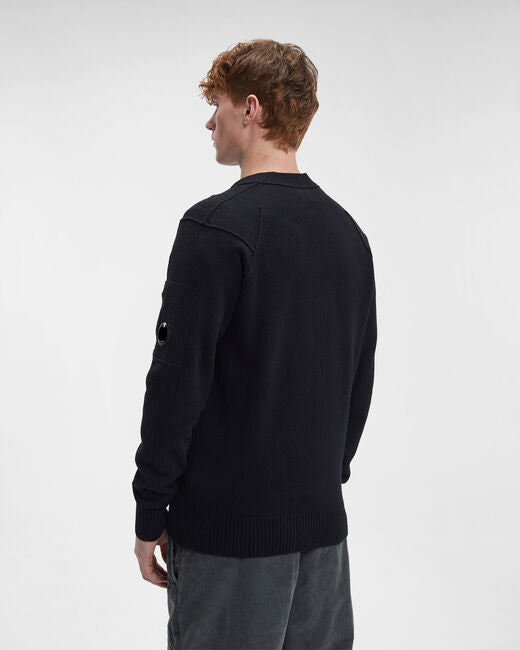Lambswool Cardigan - Black