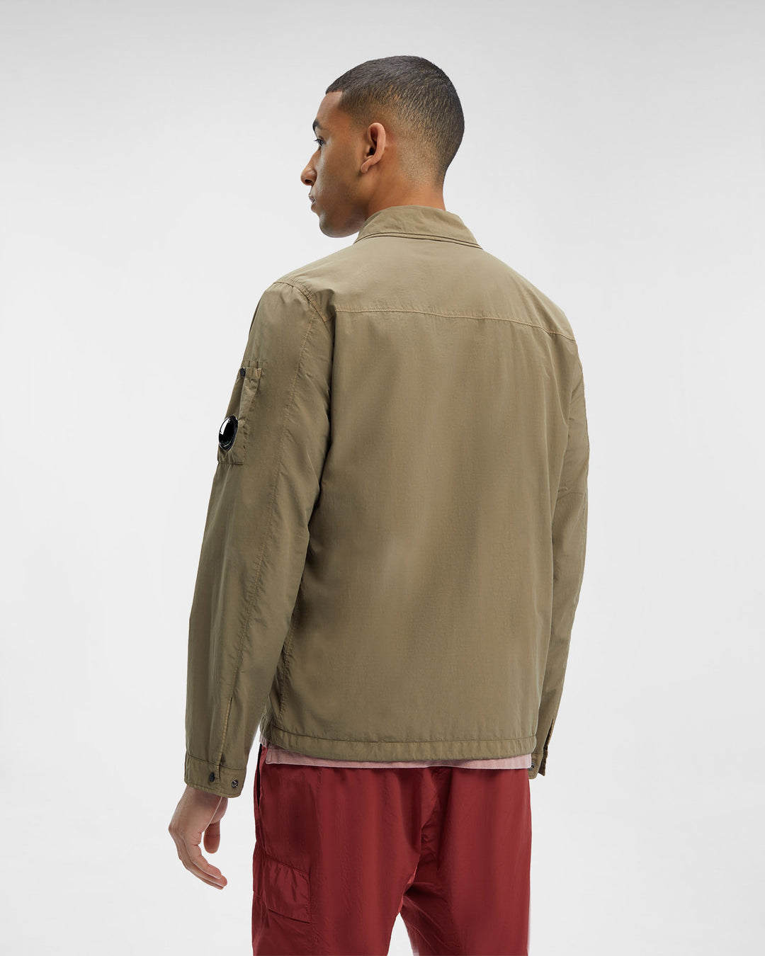 Flatt Nylon Zipped Overshirt - BUTTERNUT