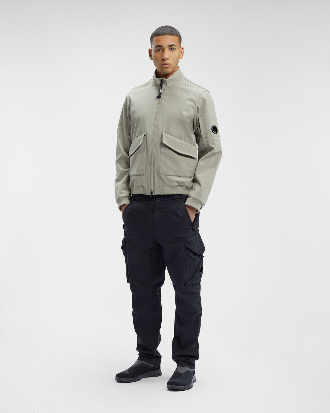 C.P. Shell-R Bomber Jacket - SILVER SAGE