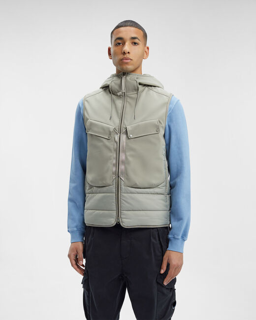 C.P. Shell-R Mixed Goggle Vest - SILVER SAGE