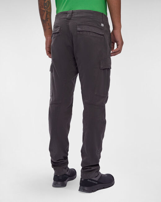 Stretch Sateen Cargo Pants - FORGED IRON
