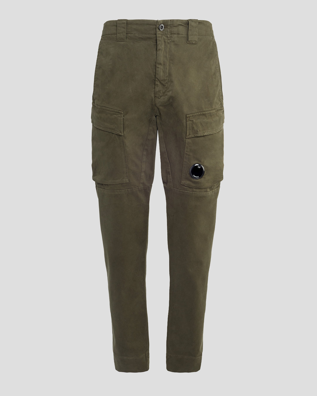 Stretch Sateen Cargo Pants Ergonomic Fit - Ivy Green