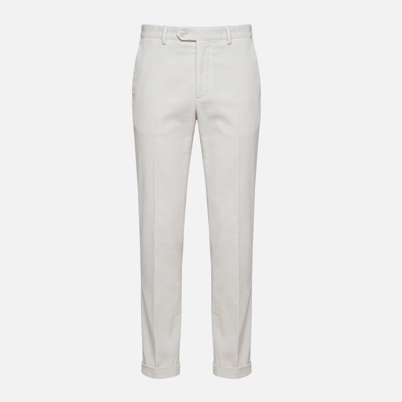 COTTON CHINO PANTS - OFF WHITE