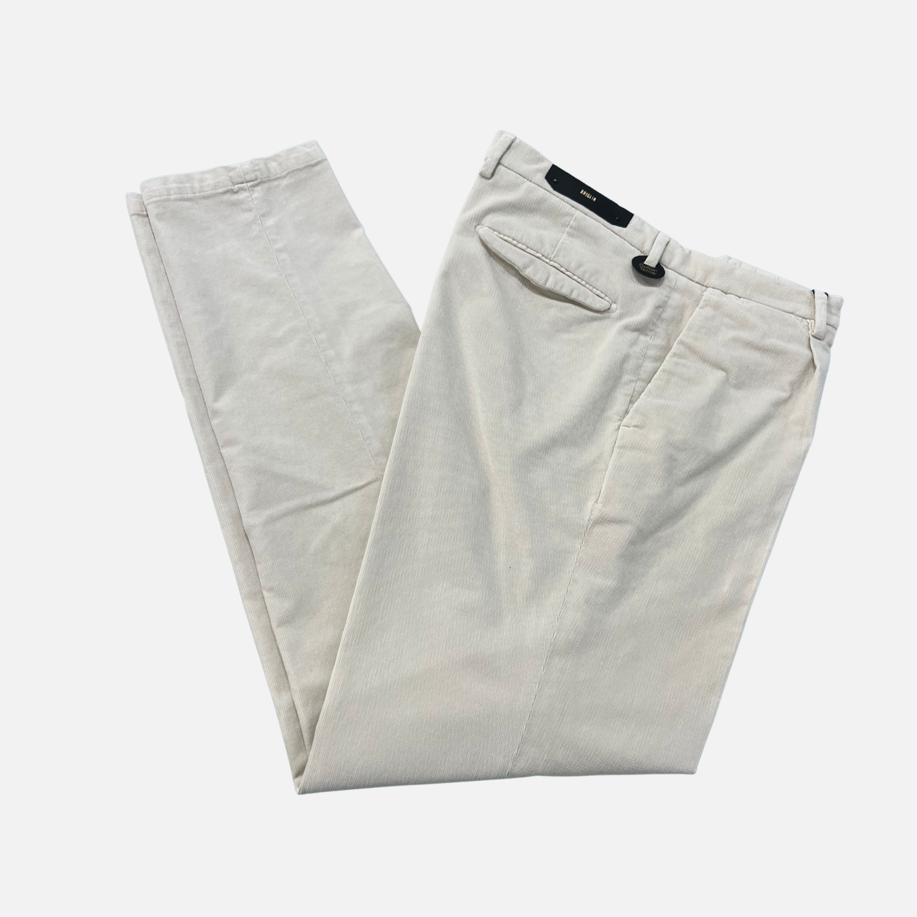 COTTON CHINO PANTS - OFF WHITE