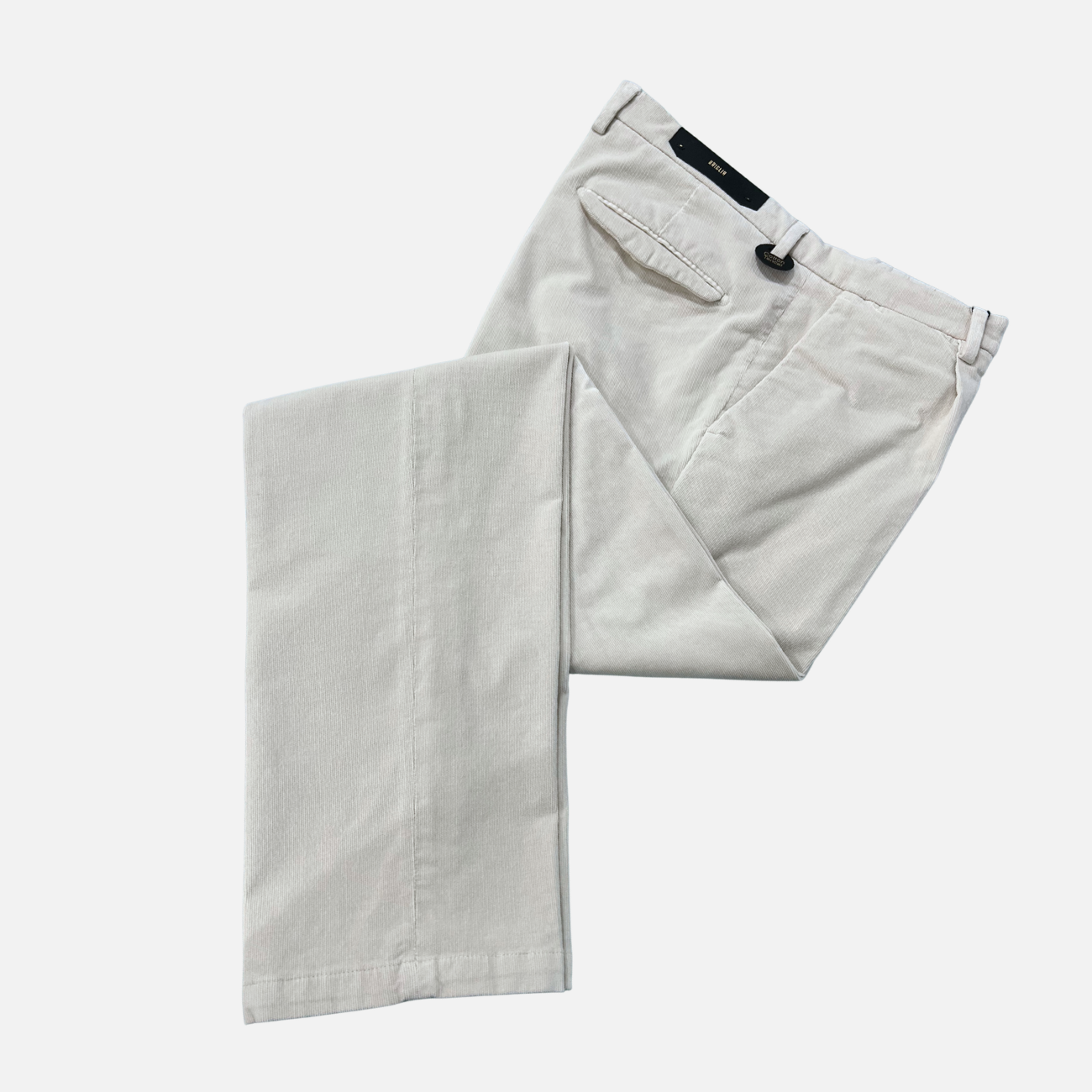 COTTON CHINO PANTS - OFF WHITE