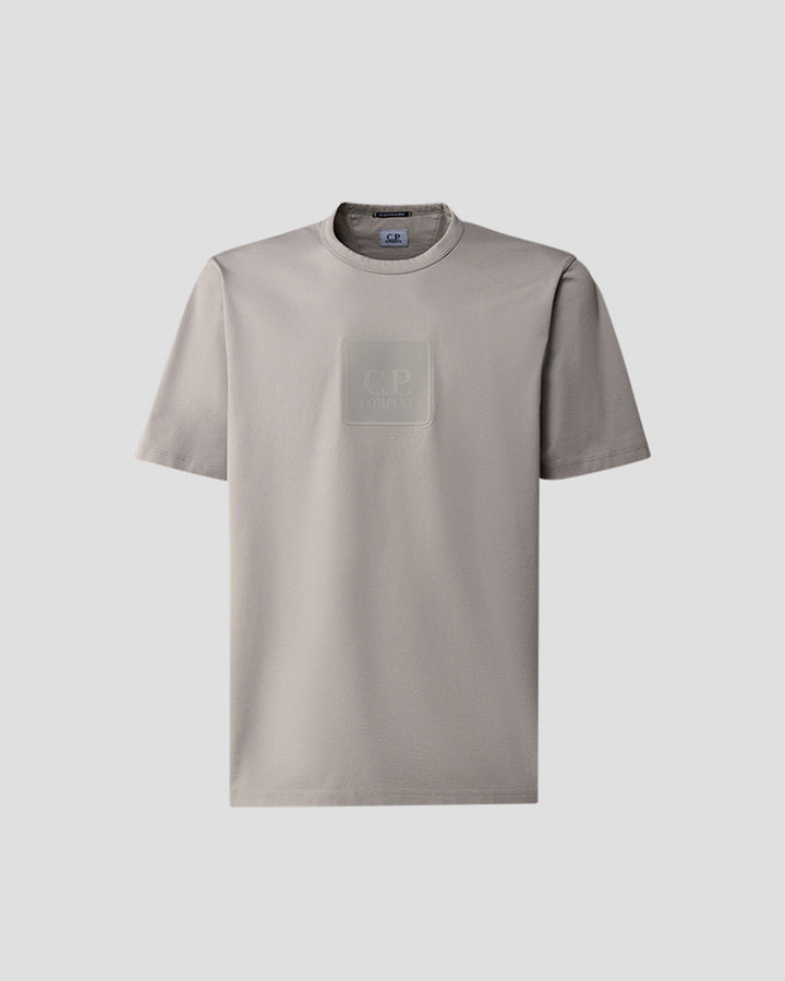 Série Metropolis T-shirt avec logo en jersey mercerisé - Drizzle