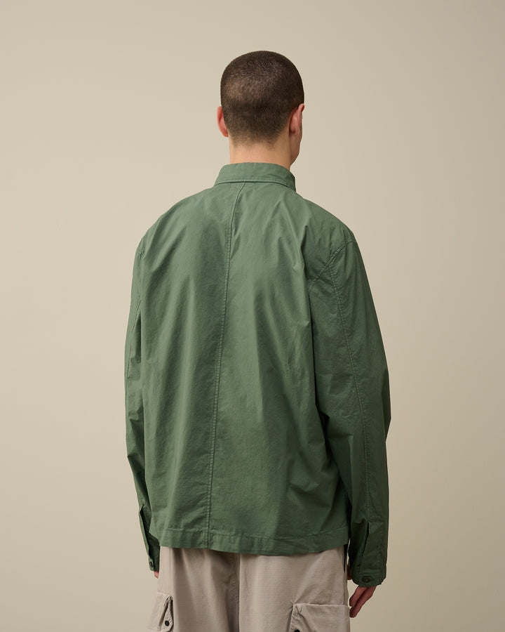 Popeline workwear shirt - Duck green