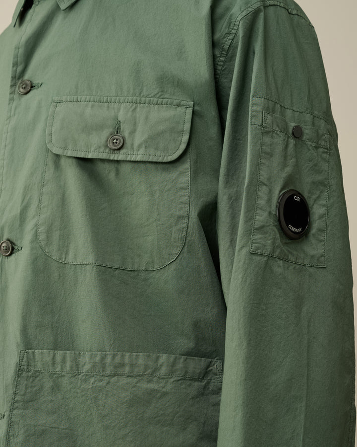 Popeline workwear shirt - Duck green