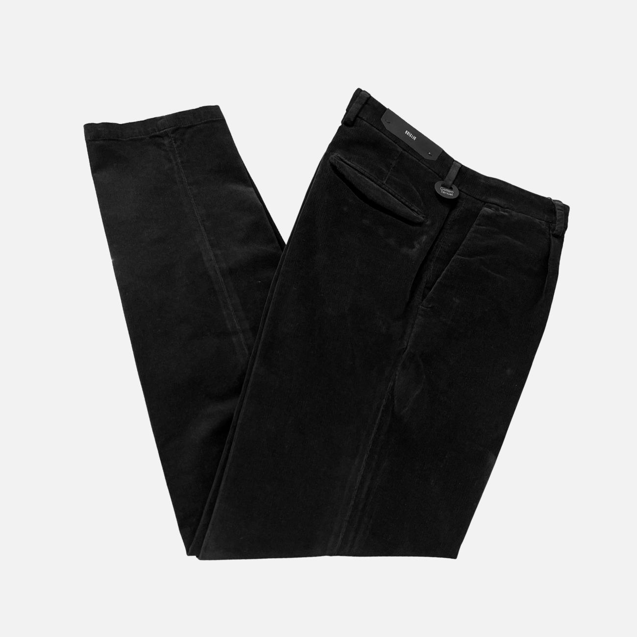 COTTON CHINO PANTS - BLACK