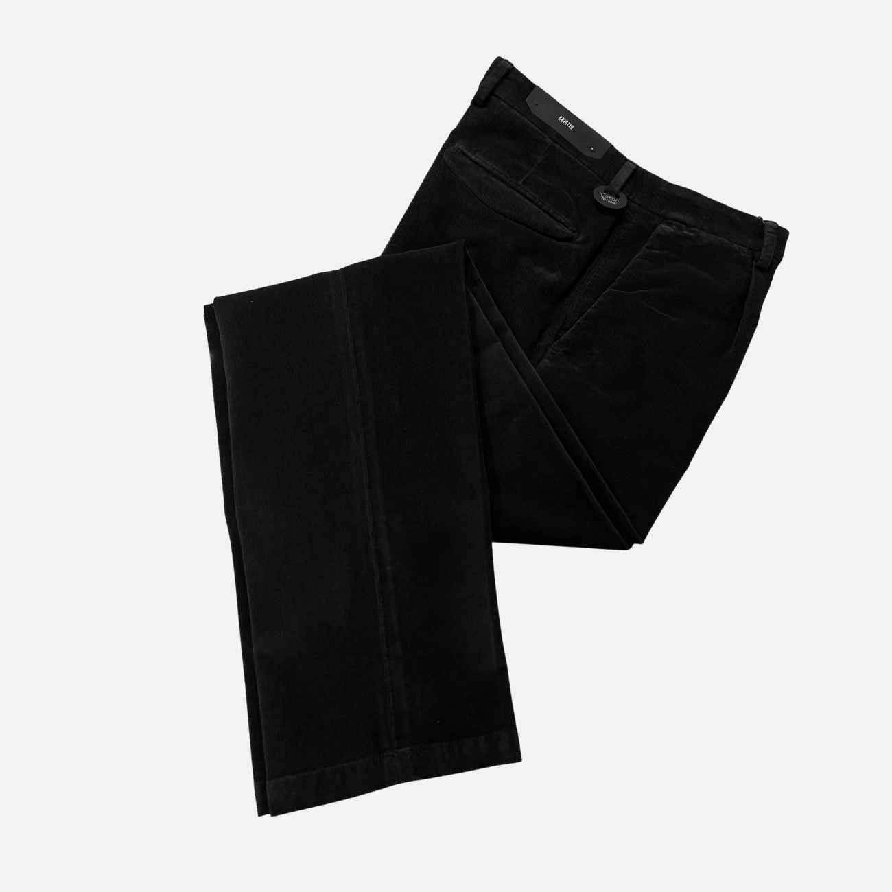 COTTON CHINO PANTS - BLACK