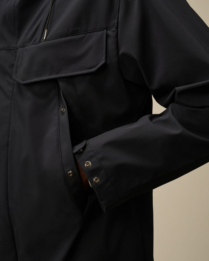 C.P. Shell-R Double Pocket Goggle Jacket - Total eclipse blue