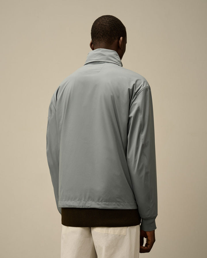 Pro-Tek Buttoned Hooded Jacket - Stormy weather blue